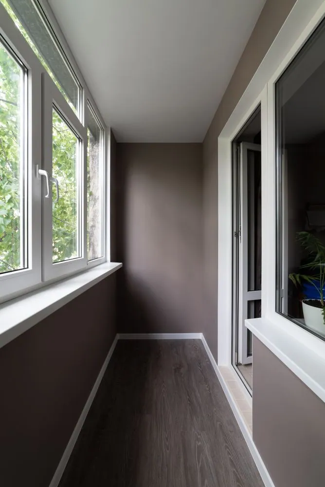 Bright freshly painted hallway inside a Cairns home